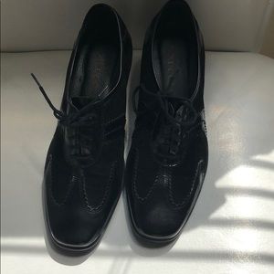 Sesto Marucci suede and patent shoes